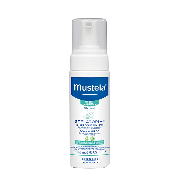 Mustela Stelatopia Foam Shampoo 5.0 oz.