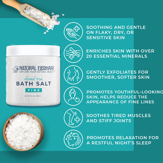 Natural Elephant Eucalyptus Mint Dead Sea Salt