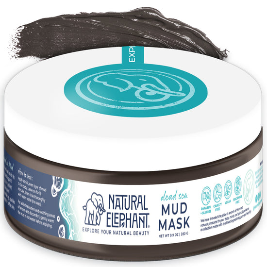 Natural Elephant Dead Sea Mud Mask 9.9 oz (280 g)