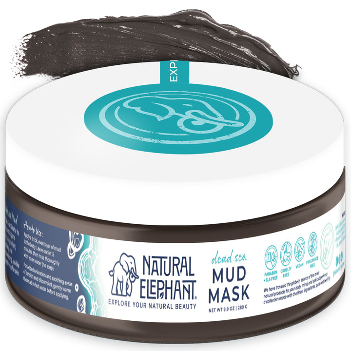 Natural Elephant Dead Sea Mud Mask 9.9 oz (280 g)