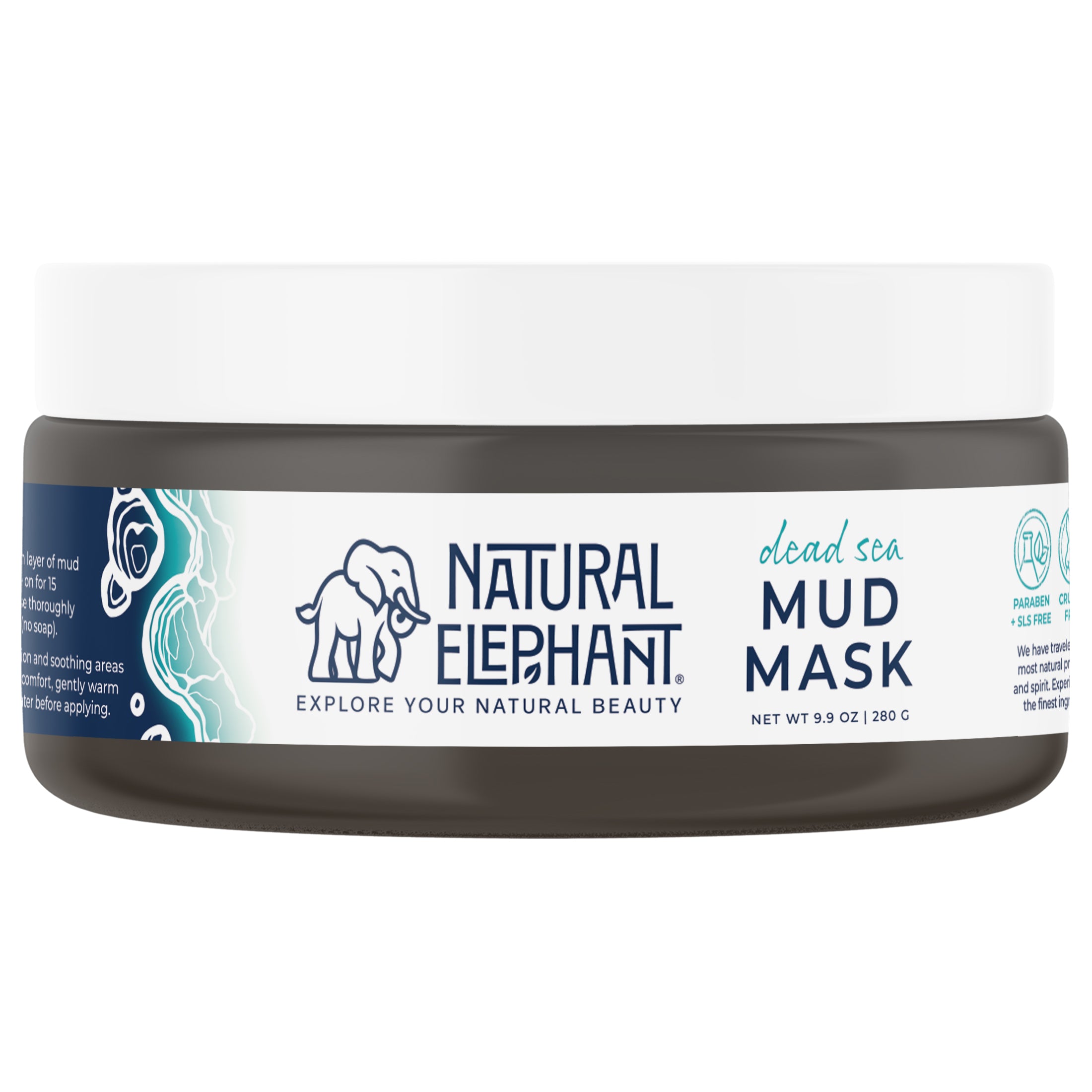 Natural Elephant Dead Sea Mud Mask 9.9 oz (280 g)