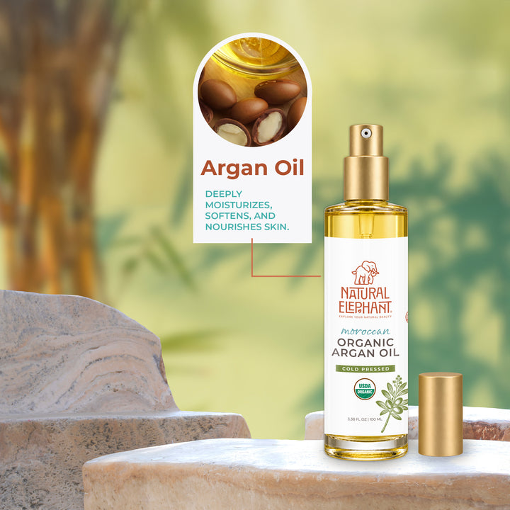 Natural Elephant Organic Argan Oil 3.38 fl oz