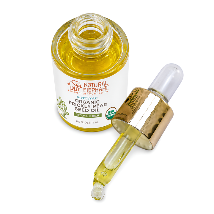 Natural Elephant Organic Prickly Pear Seed Oil 0.5 fl oz