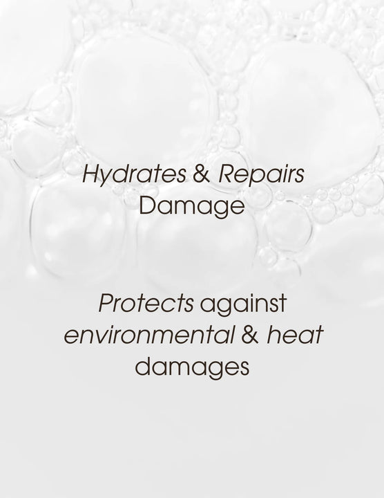 Moisture repair shampoo by One N Only hydrates and repairs damage while protecting against environmental and heat damages