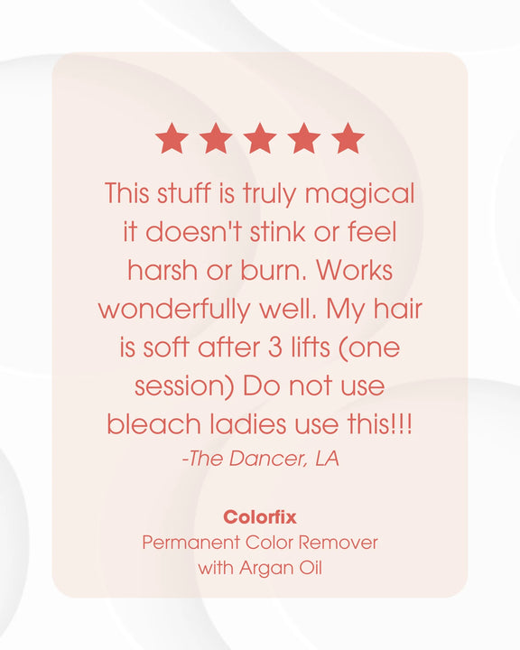 One 'N Only Colorfix Permanent Color Remover with Argan Oil