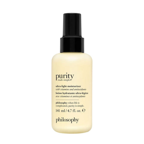 Philosophy Purity Made Simple moisturizer ultra-light moisturizing lotion in 4.7 fl oz bottle