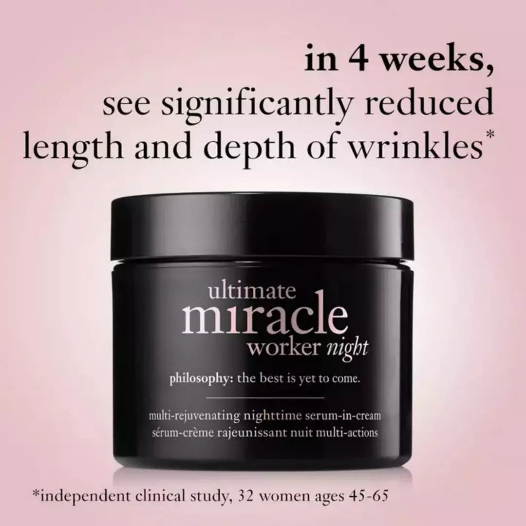 Philosophy Ultimate Miracle Worker Night Multi-Rejuvenating Serum-In-Cream 2.0oz