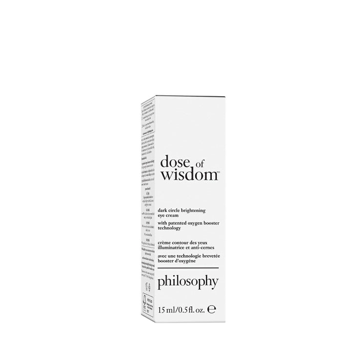 Philosophy Dose Of Wisdom Dark Circle Brightening Eye Cream 0.5 oz.