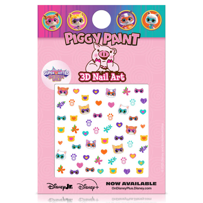 Piggy Paint 3D Nail Art Stickers