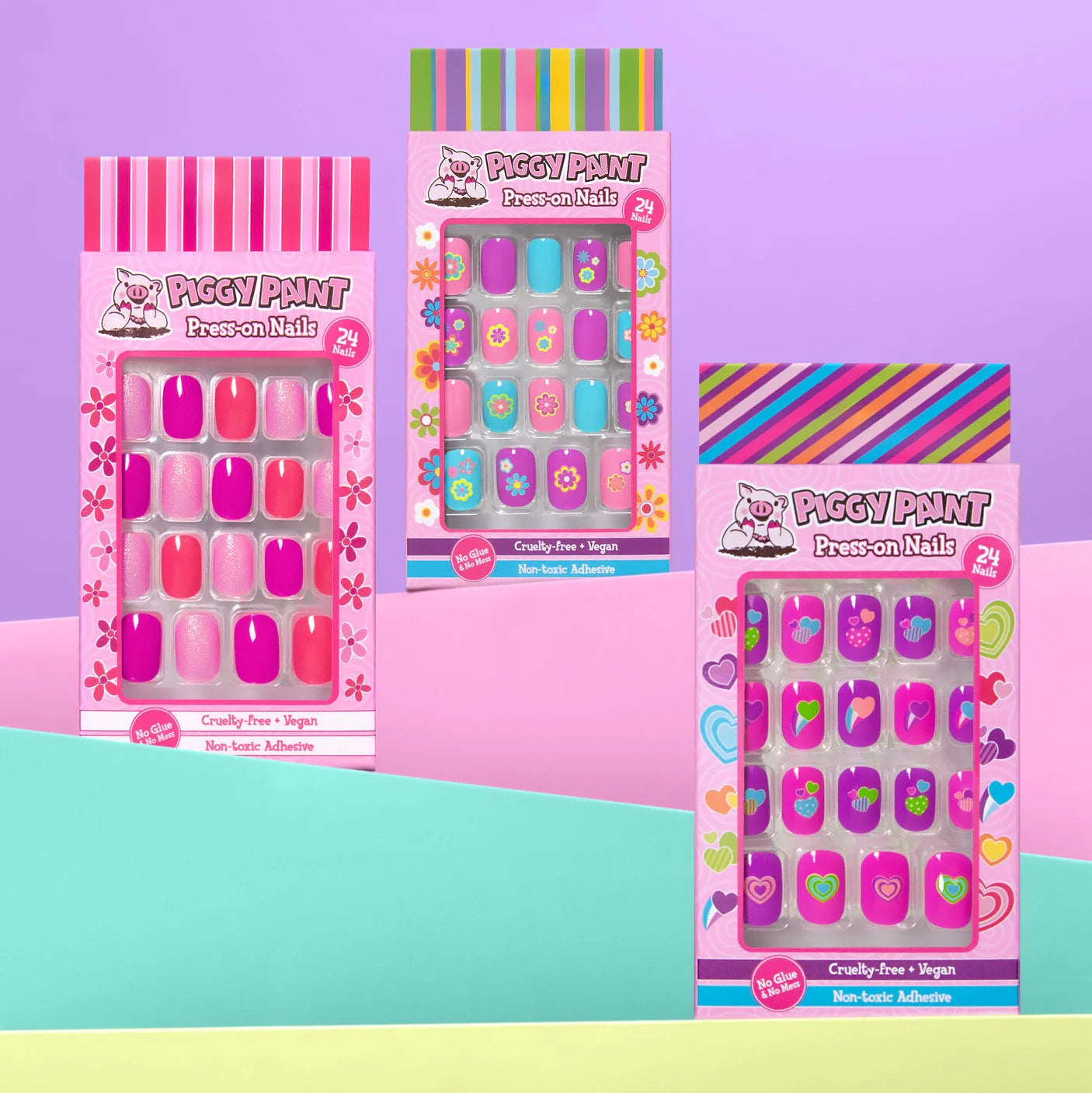 Piggy Paint Press On Nails (Set of 24)