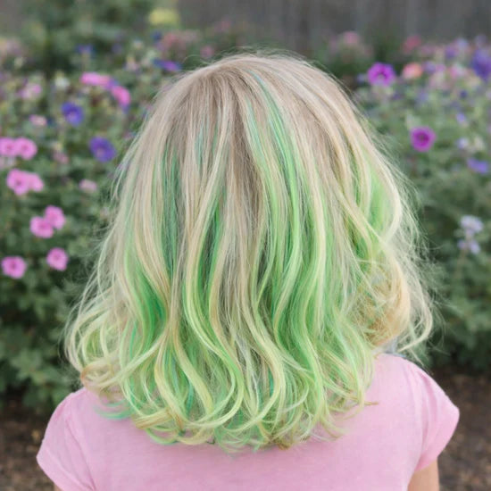 Piggy Paint Color Me Green - Green Hair Color & Conditioner, 8 oz.