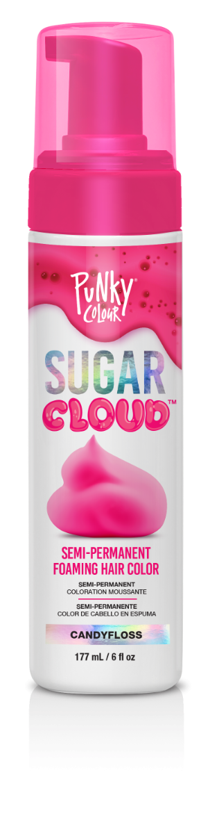 Punky Sugar Cloud Semi Permanent Foaming Hair Color 6 fl oz - Candyfloss