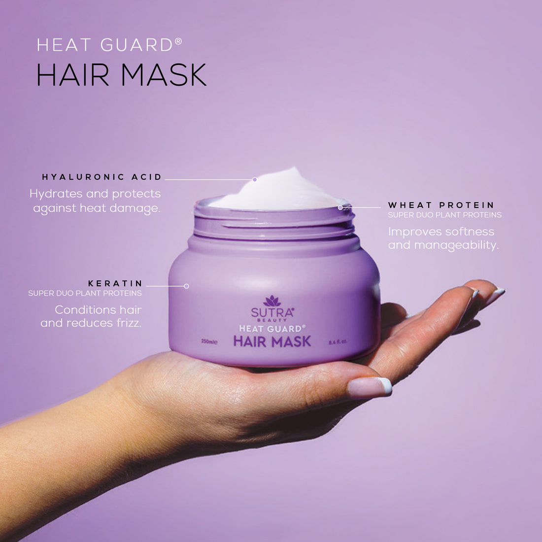 Sutra Heat Guard Hair Mask 8.4oz