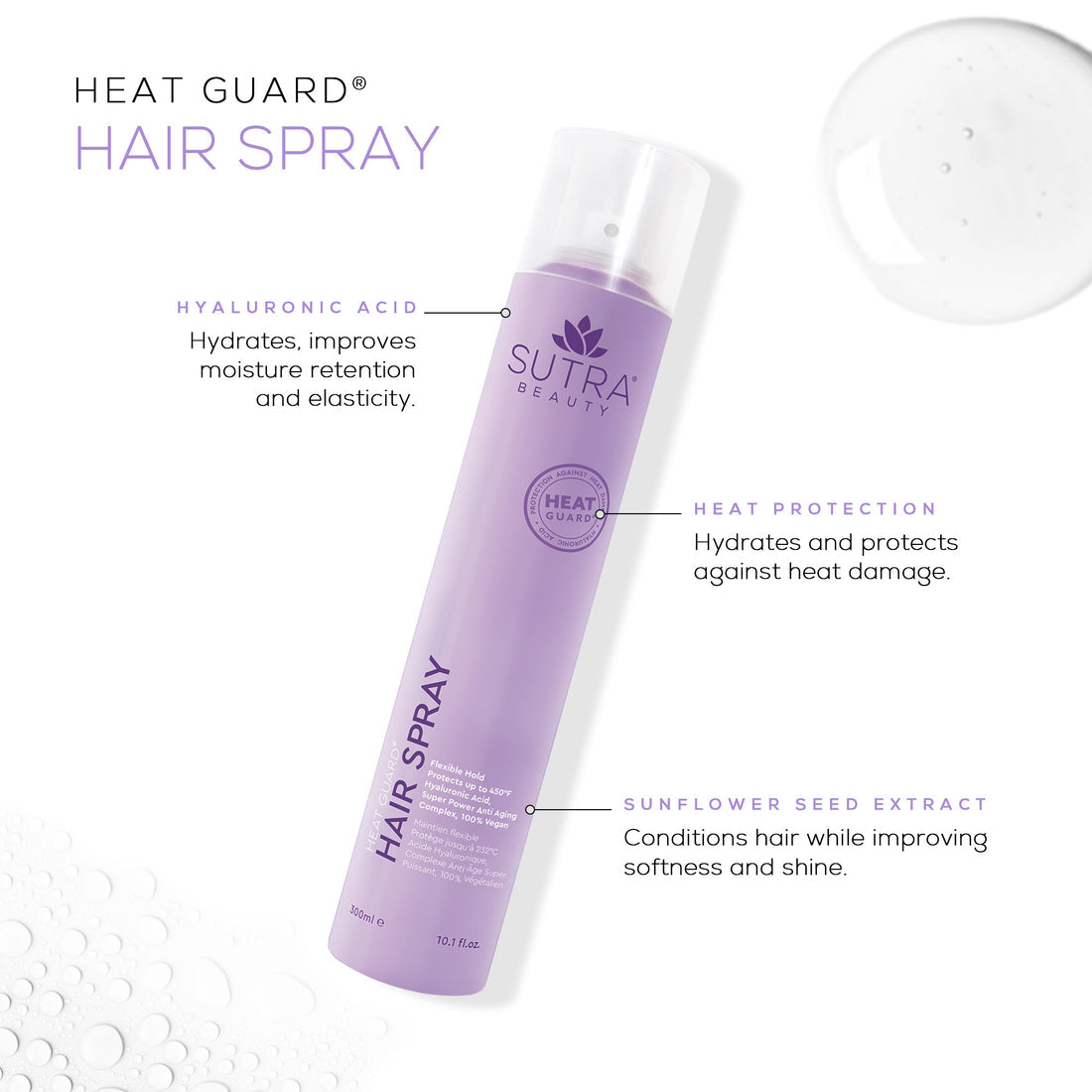 Sutra Heat Guard Hair Spray 10.1oz