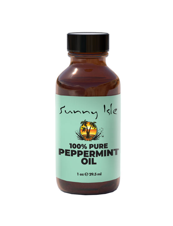 Sunny Isle Pure Peppermint Oil 1oz