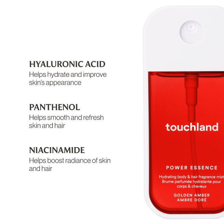 Touchland Power Essence Body & Hair Fragrance Mist 2 oz (60ml) | Multiple Scents Available
