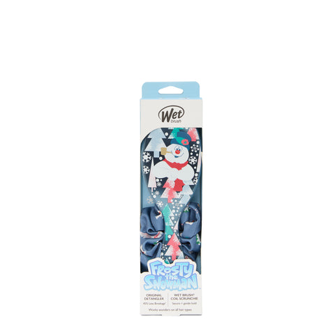 Wet Brush Frosty the Snowman Kit Detangler & Scrunchie