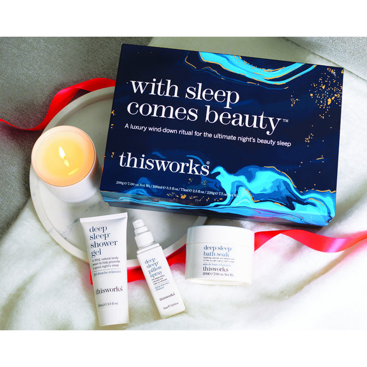 This Works With Sleep Comes Beauty 4-Piece Gift Set