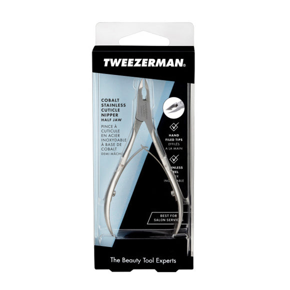 Tweezerman Cobalt Stainless Steel Cuticle Clipper- 1/2 inch