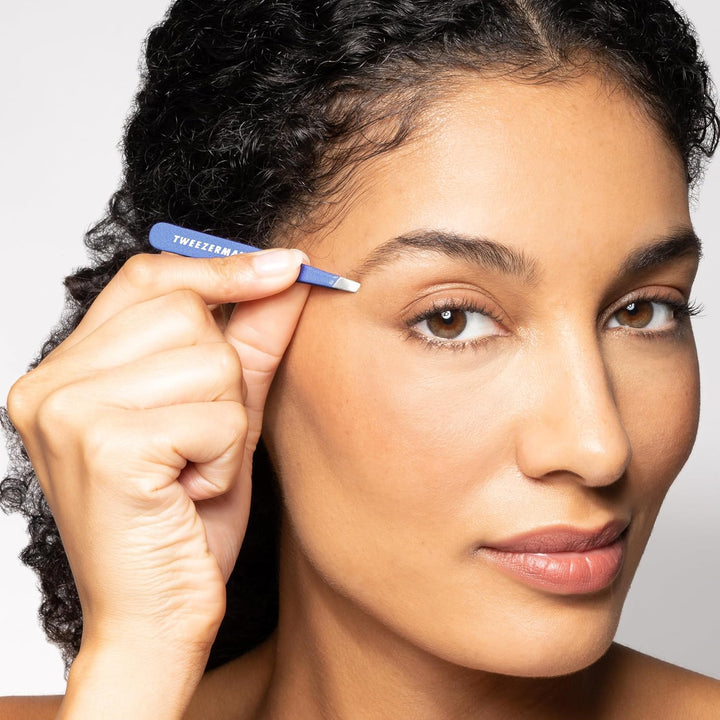 Tweezerman Mini Slant Tweezer | Multiple Colors Available