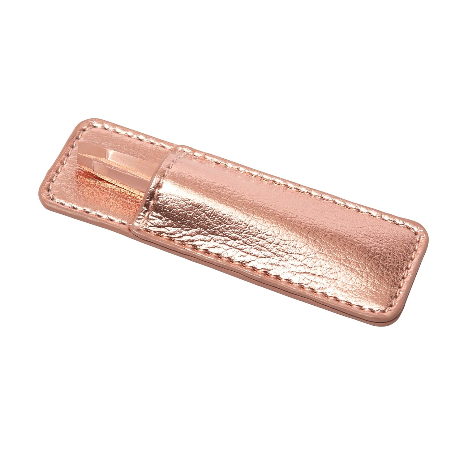 Tweezerman Rose Gold Mini Slant & Case (1254-R)
