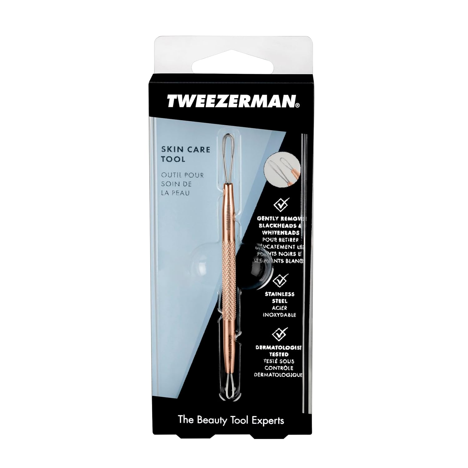 Tweezerman Rose Gold No-Slip Skincare Tool (2742-RGR)