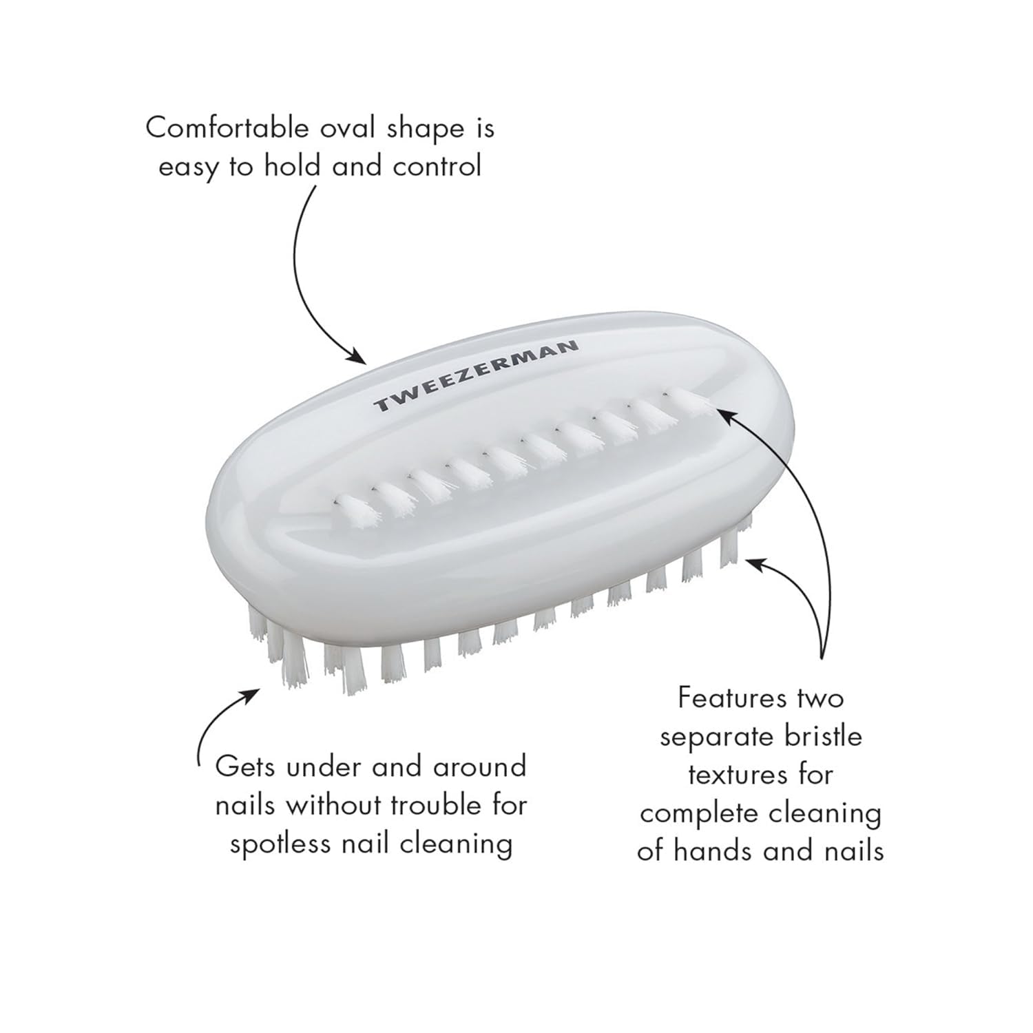 Tweezerman Dual Nail Brush (3086-R)