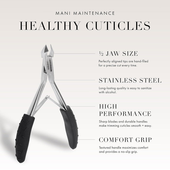 Tweezerman Wide Grip Cuticle Nipper (3195-R)