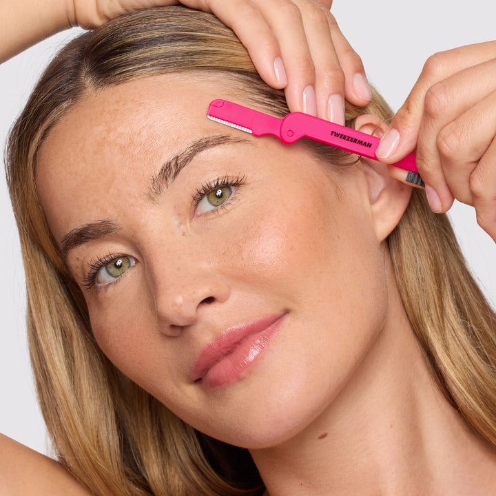 Tweezerman Mini Brow Rescue Kit Pink & Black (4077-R)