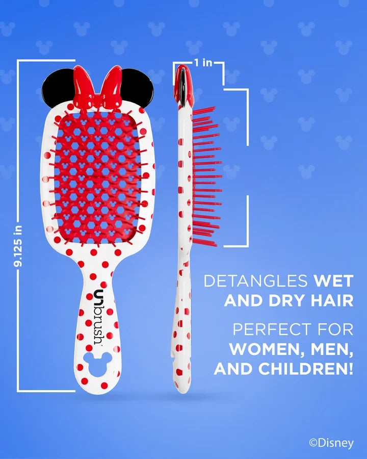Unbrush Disney Mickey and Minnie Mouse Original Detangling Hair Brush