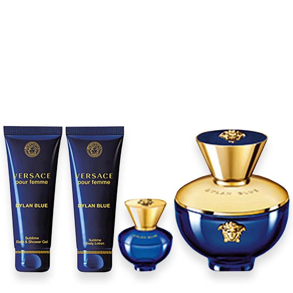 Versace Pour Femme Dylan Blue 3.4 oz. Gift Set