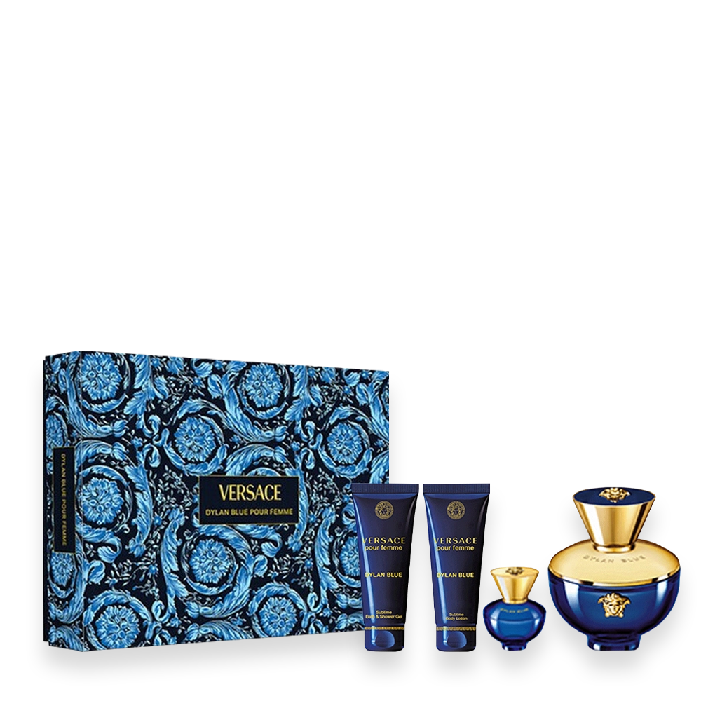 Versace Pour Femme Dylan Blue 3.4 oz. Gift Set