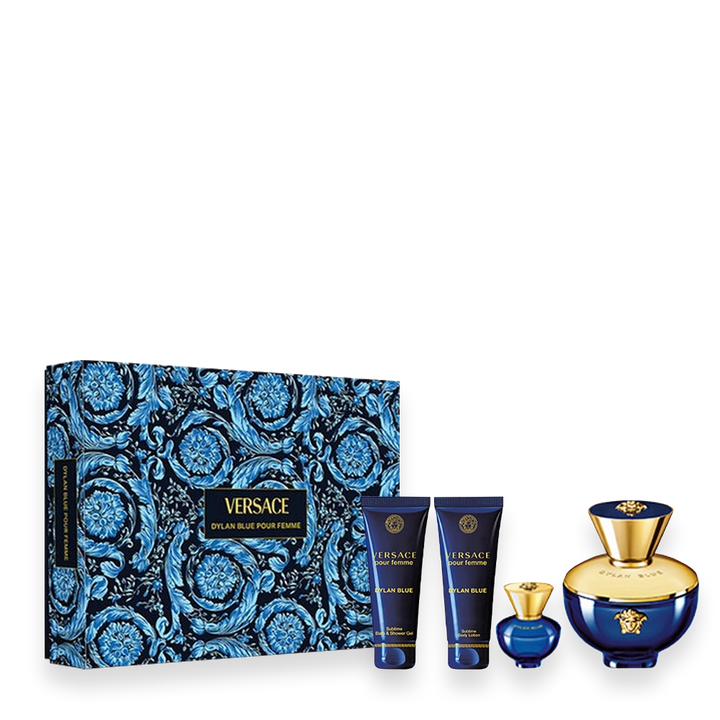 Versace Pour Femme Dylan Blue 3.4 oz. Gift Set