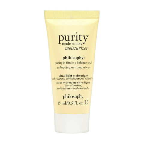 Philosophy Purity Made Simple moisturizer ultra-light 15ml tube with vitamins and antioxidants