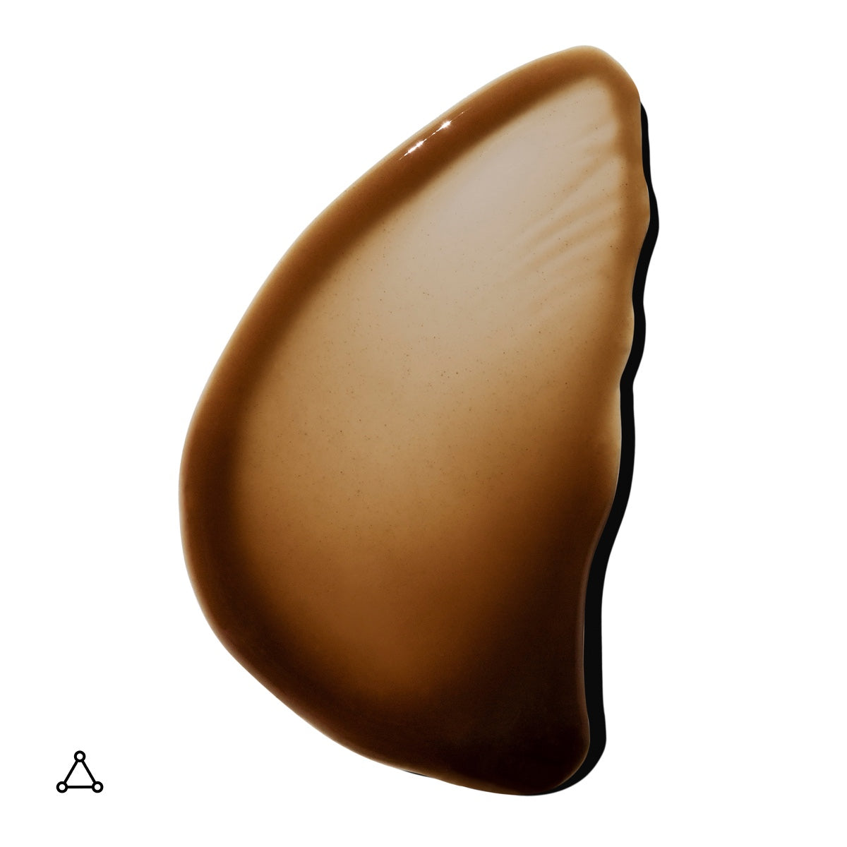 Allies of Skin multi acid retinoid sleeping facial brown glossy serum smear on white background