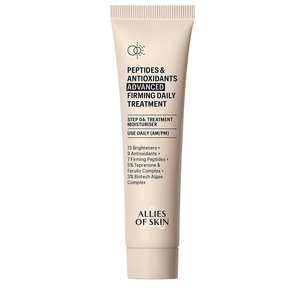 Allies of Skin Peptides and Antioxidants advanced firming daily treatment tube peptide firming moisturizer travel size