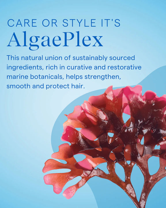 Aquage Hair Shine Gloss featuring AlgaePlex for smooth, shiny, and protected hair