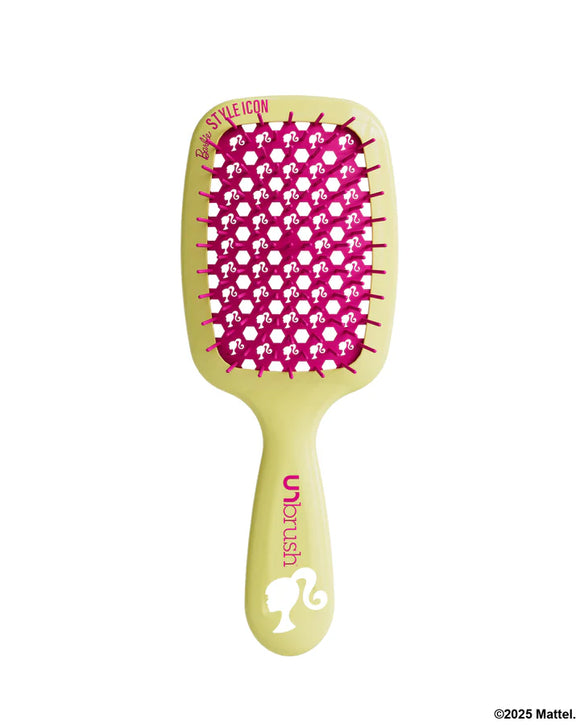 Unbrush Barbie detangling hair brush with a colorful design for gentle and effective hair detangling
