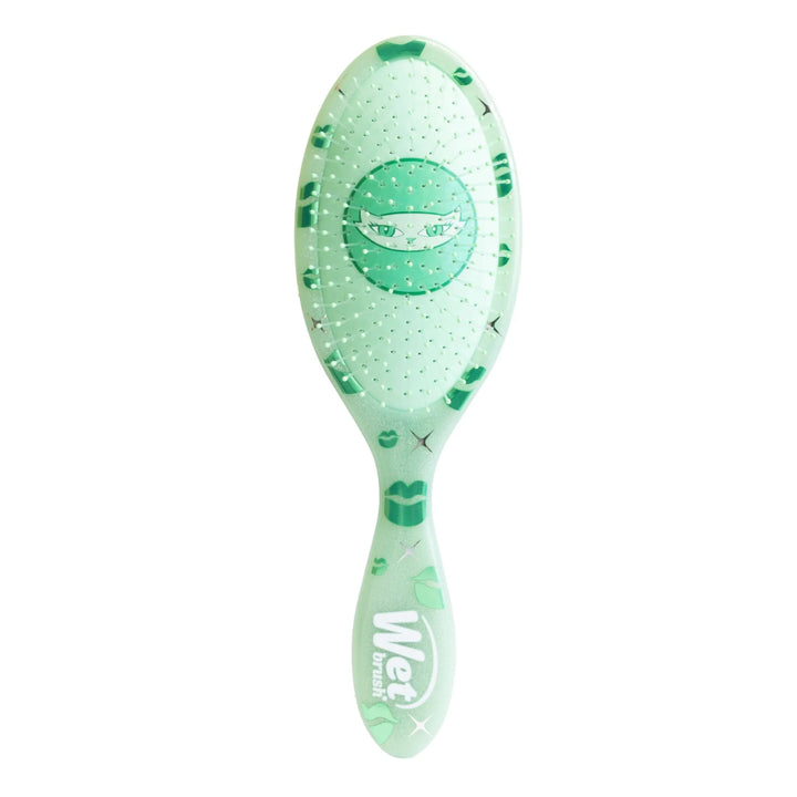 Wet Brush hairbrush in mint green with unique design, part of dryer vent brush kit