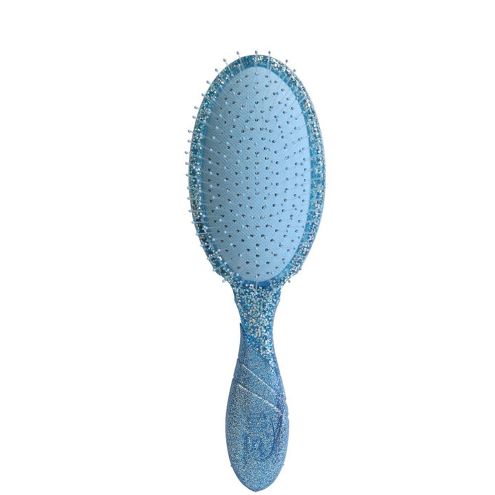 Wet Brush detangler hair brush in blue featuring soft bristles for gentle knots removal