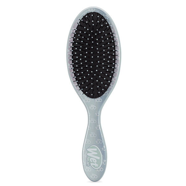 Disney 100 wet brush with flexible bristles for gentle detangling and styling hair