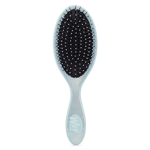 Disney 100 wet brush in pastel blue with flexible bristles for easy detangling of hair