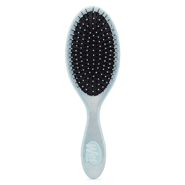 Disney 100 wet brush in pastel blue with flexible bristles for easy detangling of hair