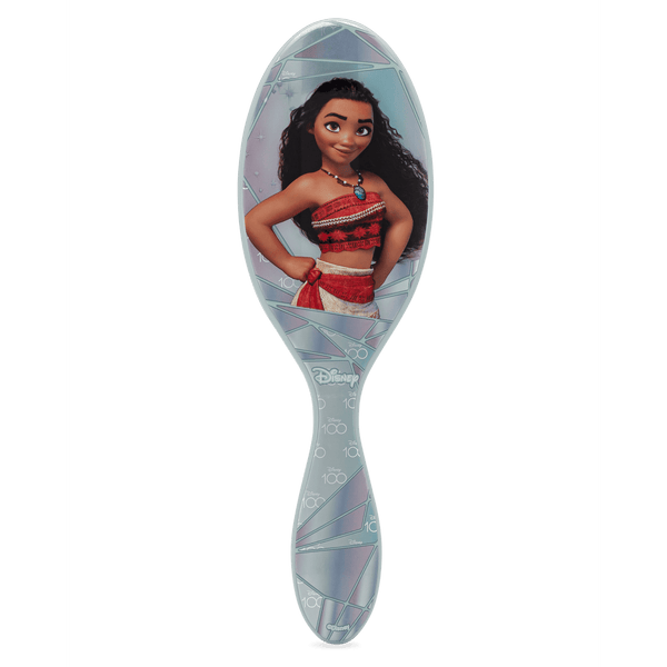 Disney 100 wet brush featuring Moana design for gentle detangling and styling hair