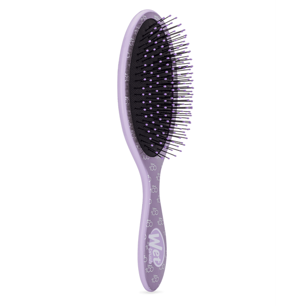 Disney 100 wet brush in lavender with flexible bristles for gentle detangling