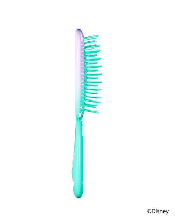 Unbrush Disney Princess detangling hair brush in teal with a unique gradient design for easy styling