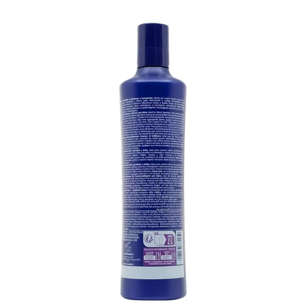 Fanola Wonder No Yellow Shampoo bottle with purple formula for reducing yellow tones in blonde hair