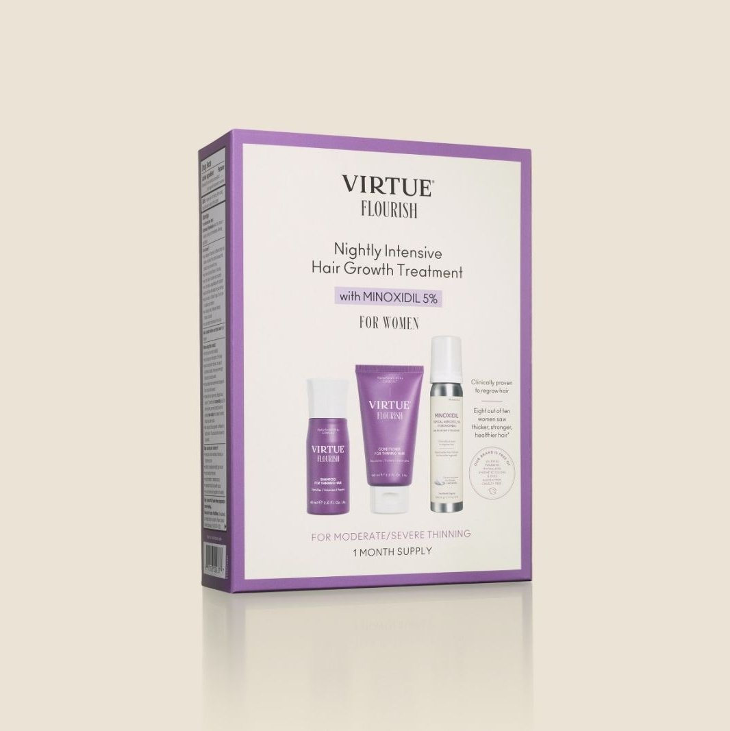Virtue Flourish Hair Growth Treatment Kit (30-Days)