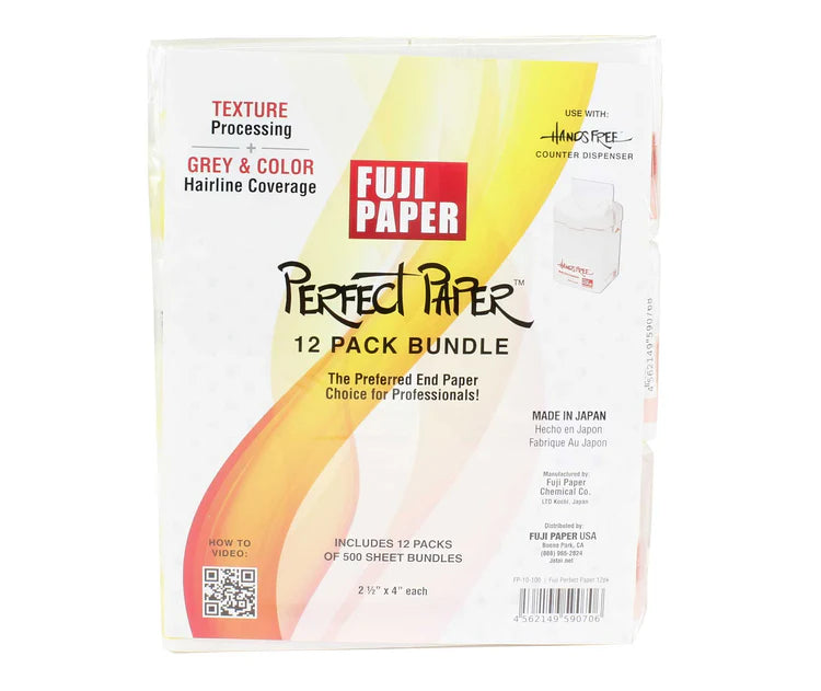 Fuji Paper 12 Pack Bundle featuring end papers for professionals in grey and color with hairline coverage
