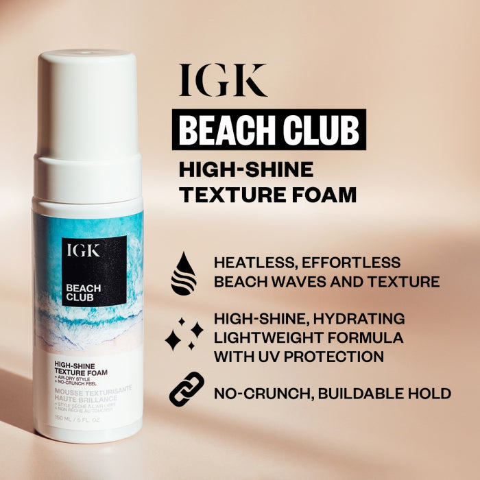 Igk Beach Club High-Shine Texture Foam 5.0oz